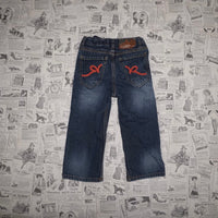 3T - Vintage Y2K rocawear denim pants embroider youth jeans