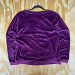 Vintage y2k juicy rhinestone femme velour velvet sweater