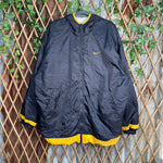Vintage Y2K Nike 90s coat embroider reversible puffer jacket