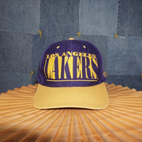 OSFA - Vintage Y2K Los Angeles Lakers embroidered 1990s hat