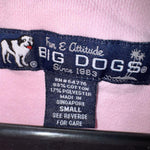 Vintage y2k big dogs embroidered heavyweight logo crewneck