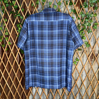 Vintage Y2K dickies’s plaid button up essential 2000s tshirt