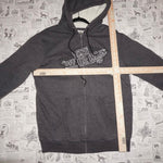 Small-Vintage Y2K vans off the wall zip up 00s skate hoodie