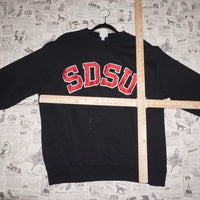 Larg-Vintage Y2K SDSU embroider san diego college sweatshirt