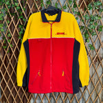 Vintage Y2K DHL delivery embroider 1/4 zip fleece sweatshirt