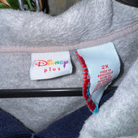 Vintage Y2K eeyore 00s 100 acre forest disney 1/4 sweatshirt