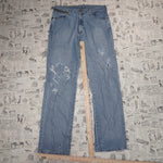 32x34 - Vintage Y2K Ralph Lauren 00s distressed denim pants