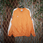 Large -Vintage Y2K Adidas embroider pullover 00s windbreaker