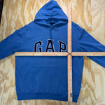 Vintage y2k gap arc embroidered blue 2000s hoodie sweatshirt