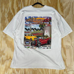 Vintage y2k highway 99 cruising show hot rod 2000s t-shirt