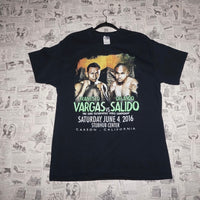 Large - Vintage Y2K Vargas vs Salido boxing fight t-shirt