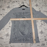 Medium - Vintage Y2K O’Neill ribbed thermal 2000s surf shirt