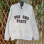 Vintage Y2K Fresno State 2000s embroidered half zip hoodie