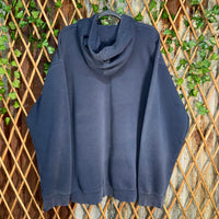 Vintage Nike 00’s gray Tag distressed faded spellout hoodie