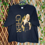 Vintage y2k cher singer concert 2000s tour concert t-shirt