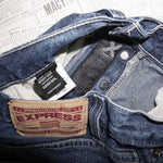32 - Vintage Y2K express 2000s baggy wide leg denim pants