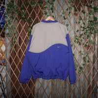 XL - Vintage Y2K Nike embroider 90s purple/gray windbreaker