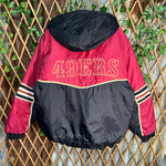 Vintage Y2K San Francisco 49ers embroider puffer nfl jacket