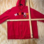 Vintage Y2K Mickey Mouse embroider disneyland 2000s hoodie