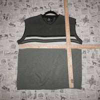 Medium- Vintage Y2K XG 90s XTREME gear stripe 90s knit vest