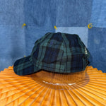OSFA - Vintage Y2K plaid embroidered dog southern proper hat