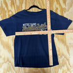 Vintage y2k notre dame univeristy fighting irish adidas tee