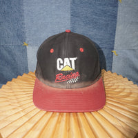OSFA - Vintage Y2K cat racing flag embroider nascar 90s hat