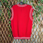 Vintage Y2K DELF knitted 1990s new york hip hop sweater vest