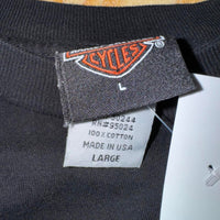 Vintage harley davidson wraparound print st thomas t-shirt