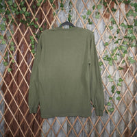 Small -undefeated essential long sleeve green T-shirt UNDFTD