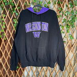 Vintage Y2K Washington Huskies embroider collegiate hoodie