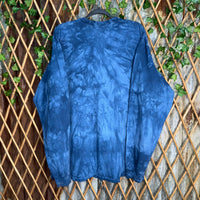 Vintage Y2K the mountain tie-dye 90s native wolf LS T-shirt