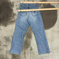 Vintage y2k hurley light wash embroidered surf denim jeans