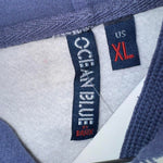 Vintage 00 long beach WA washinton state plaid zip up hoodie