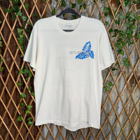 Vintage Y2K stubbies hawaii leaf 1990s surf skate t-shirt