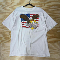 Vintage y2k baseball usa american flag baseball 00s t-shirt