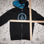 Medium - Vintage Y2K volcom stone zip up 2000s skate hoodie