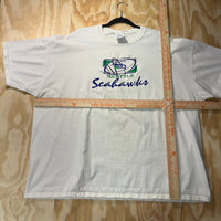 Vintage Y2K Seattle Seahawks NFL 90s football embroider tee
