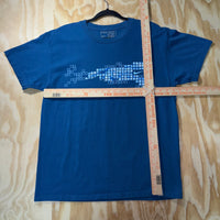 Vintage Y2K rare futurism Nike 00s abstract checker t-shirt