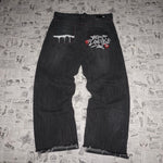 36 - Vintage Y2K ECKO UNLTD baggy embroider 00s denim pants