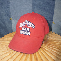 OSFA - Vintage Y2K red carpet car wash embroider puff hat
