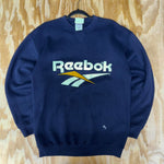 Vintage y2k reebok big logo 1990s crewneck sweatshirt
