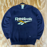 Vintage y2k reebok big logo 1990s crewneck sweatshirt