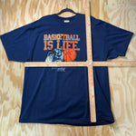Vintage Y2K basketball is life sneakers hoop 90s 00s t-shirt