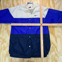 Vintage y2k nike 1990s embroidered button up coaches jacket