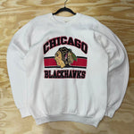 Vintage y2k chicago blackhawks hockey team 1990s crewneck