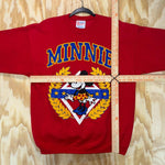 Vintage minnie mouse 1990s disneyland made in usa crewneck