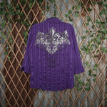 Medium - Vintage / Y2K PATRONCITO stripe button up 00s shirt