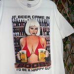 Vintage Y2K beer boobs seductive Amsterdam 1990s t-shirt