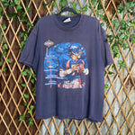 Vintage Y2K Denver Broncos John Elway 1990s nfl faded tshirt